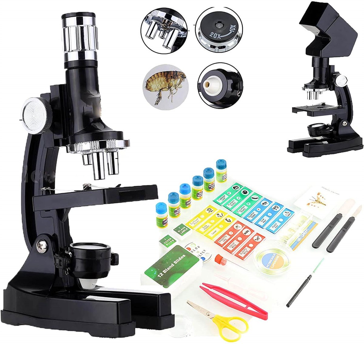 Öğrenci Mikroskop Seti Profesyonel Seri Ptl-1200ELEKTRONİKSense