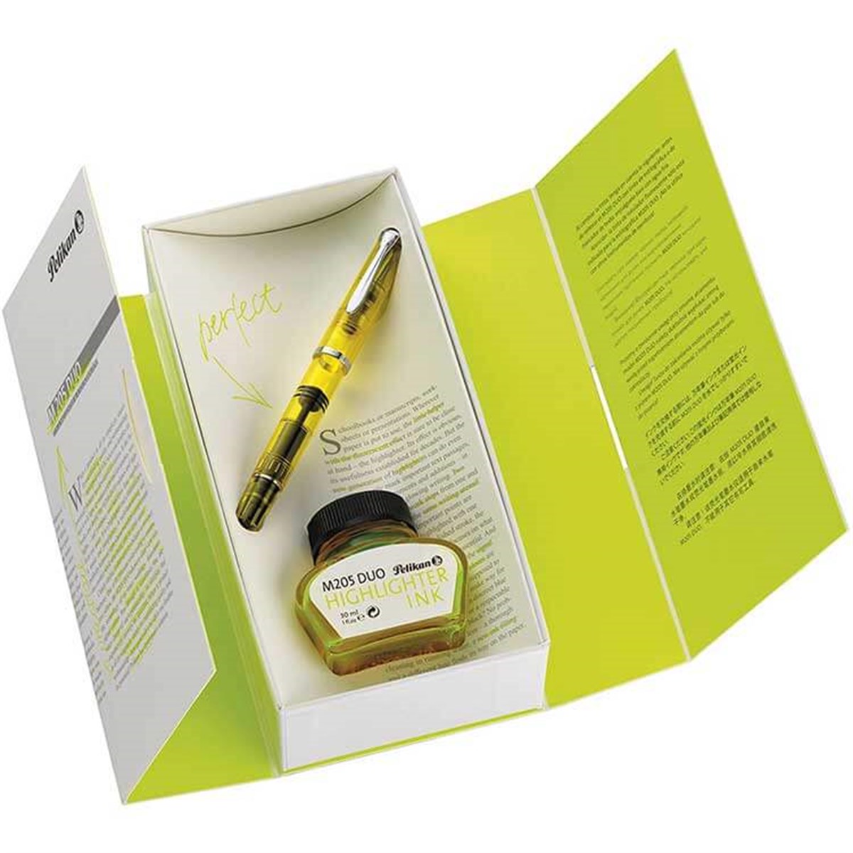 Pelikan M205D Duo Sarı Highligter Dolma Kalem SetDolma KalemPELİKAN