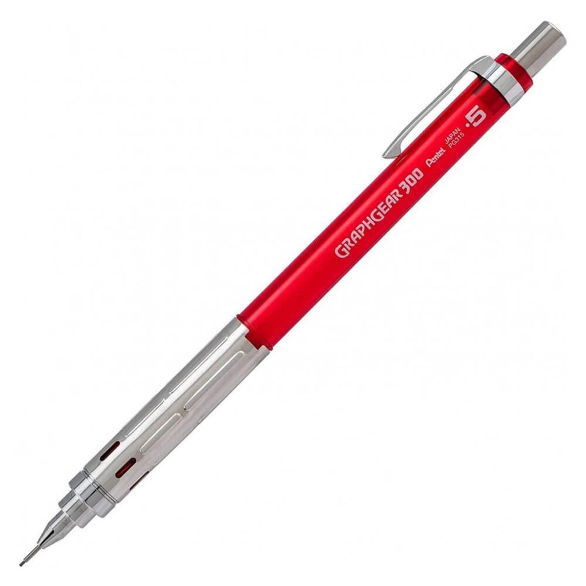 Pentel GraphGear 300 Versatil Kalem 0.5 mm Kırmızı PG315-TBXPentel GraphGear 300 Versatil Kalem 0.5 mm Kırmızı PG315-TBXVersatil Kalem (Uçlu)PENTEL