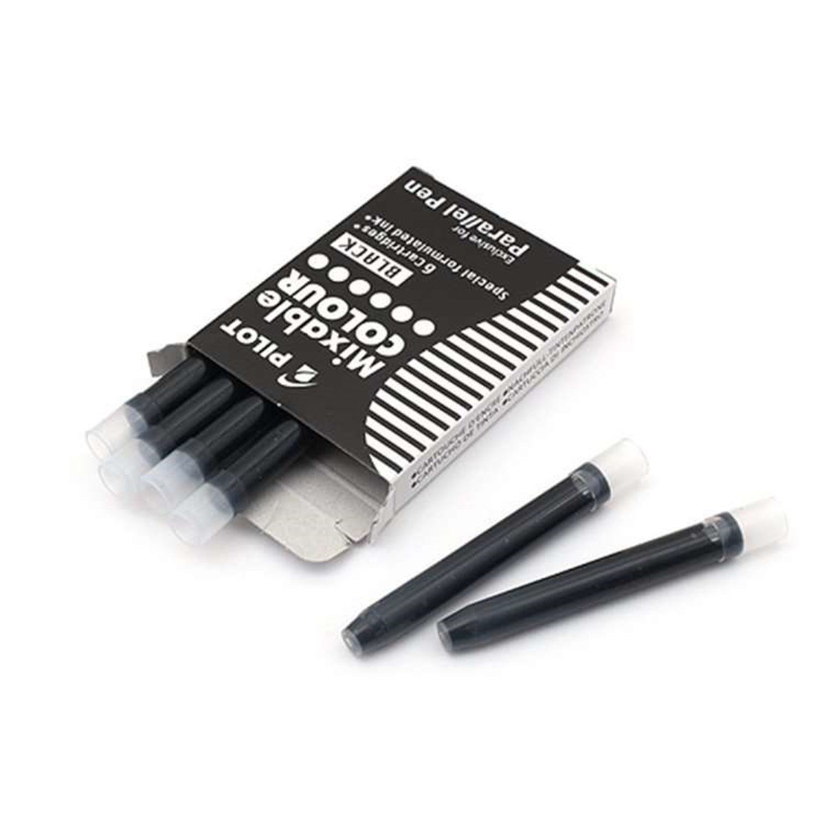 Pilot Paralel Pen Kaligrafi Kalemi Yedek Kartuş - Siyah 6'lı