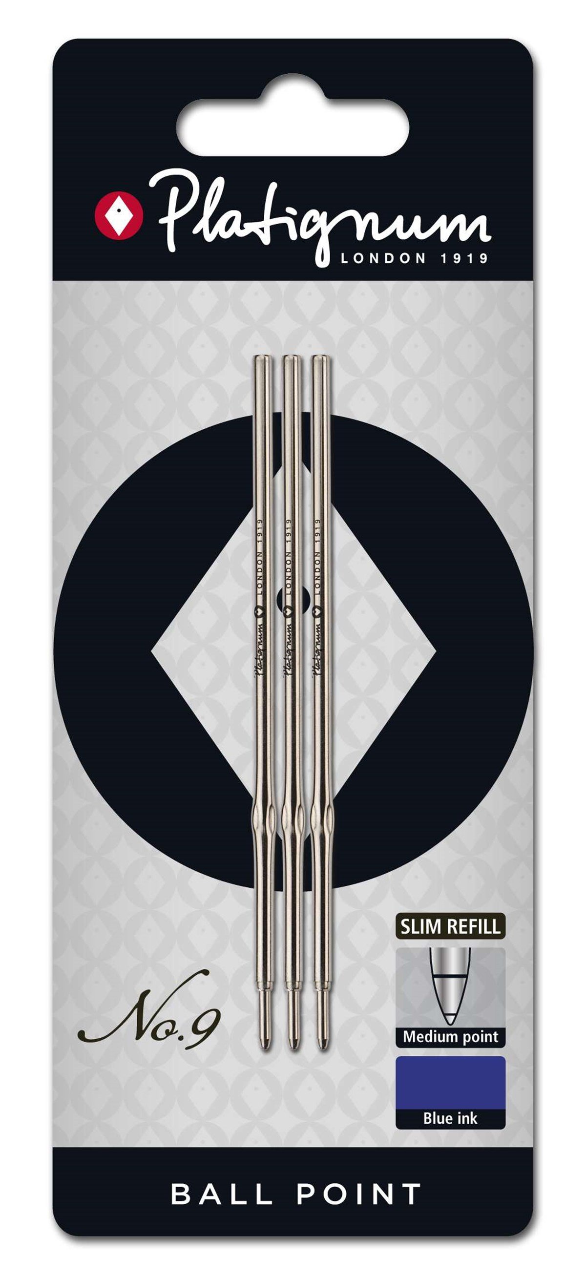 Platignum Tükenmez Kalem No.9 Refil  Mavi