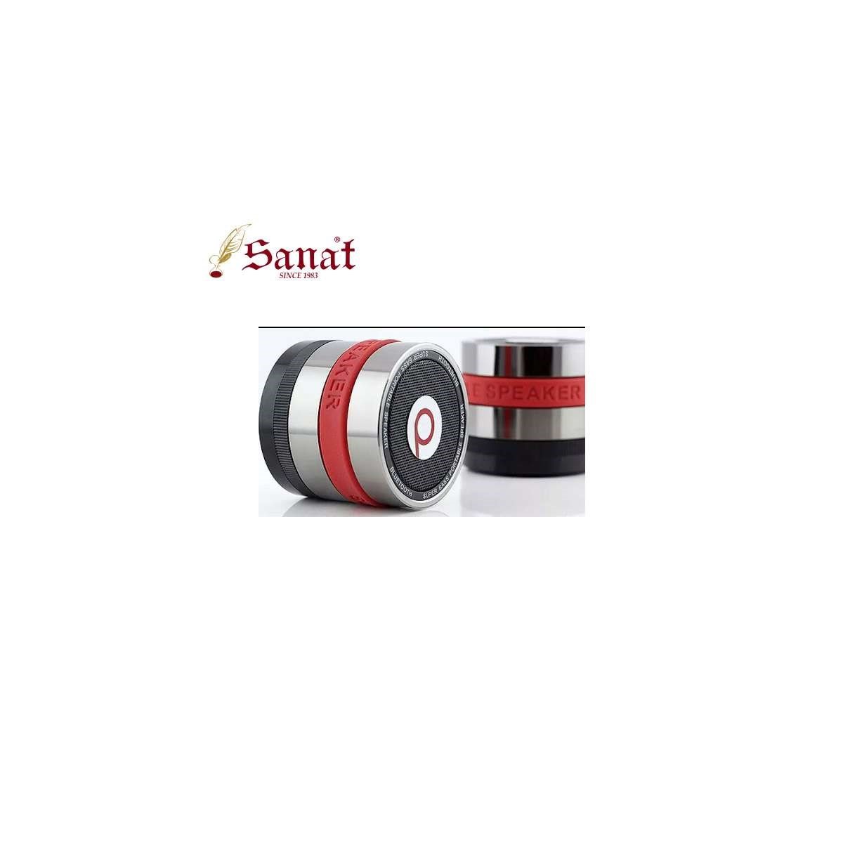 Powerway Bluetooth Speaker - Kırmızı Fm Radyo Microsd Destekli  - Ses Bombası