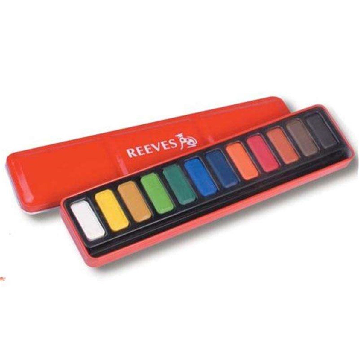 Reeves Metal Kutu Sulu Boya Set 12 Renk, - Fırça Hediyeli