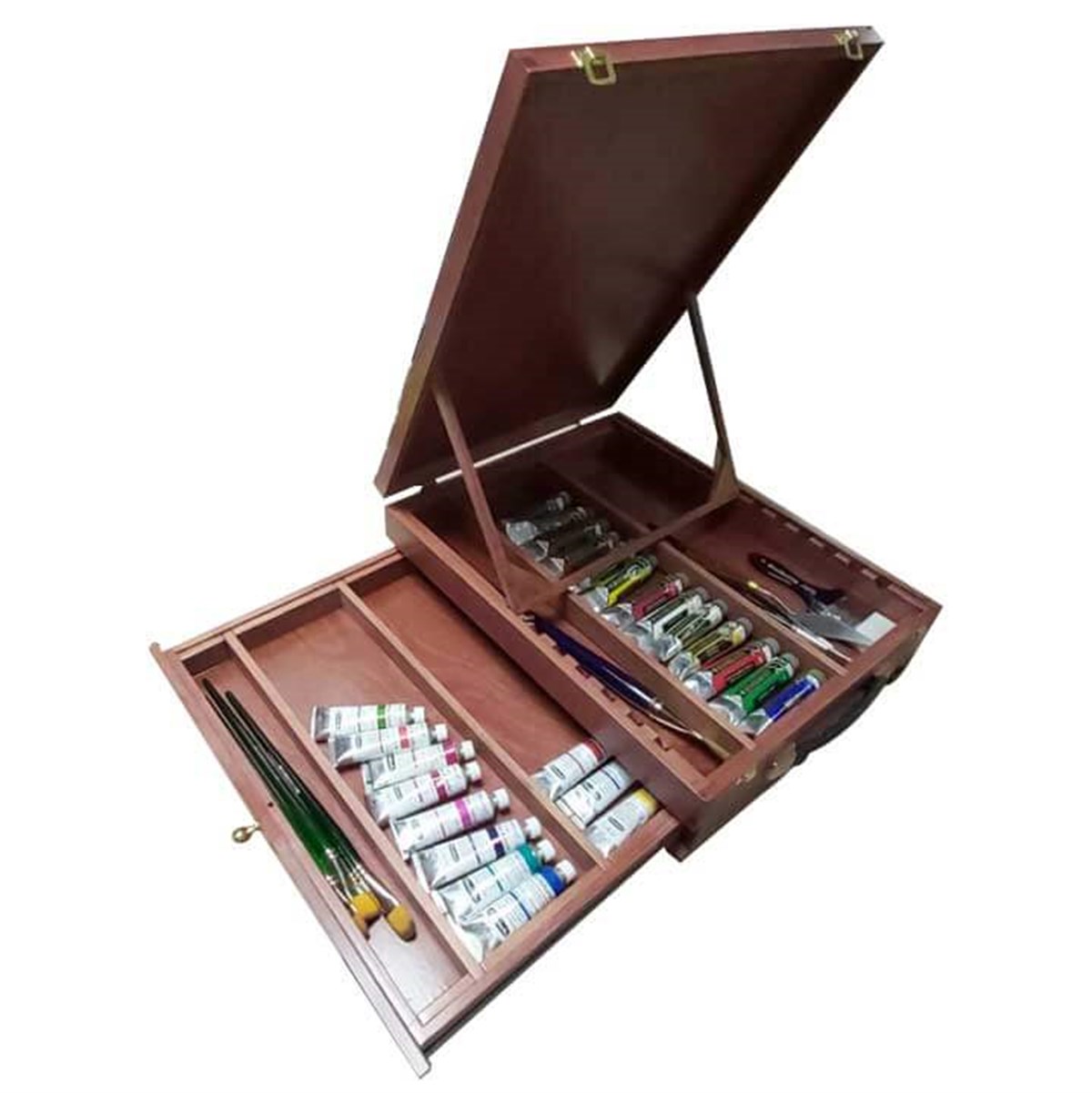 Ressam Çantası Masif 12,5x47x37 Ceviz RengiRessam ÇantasıLarte