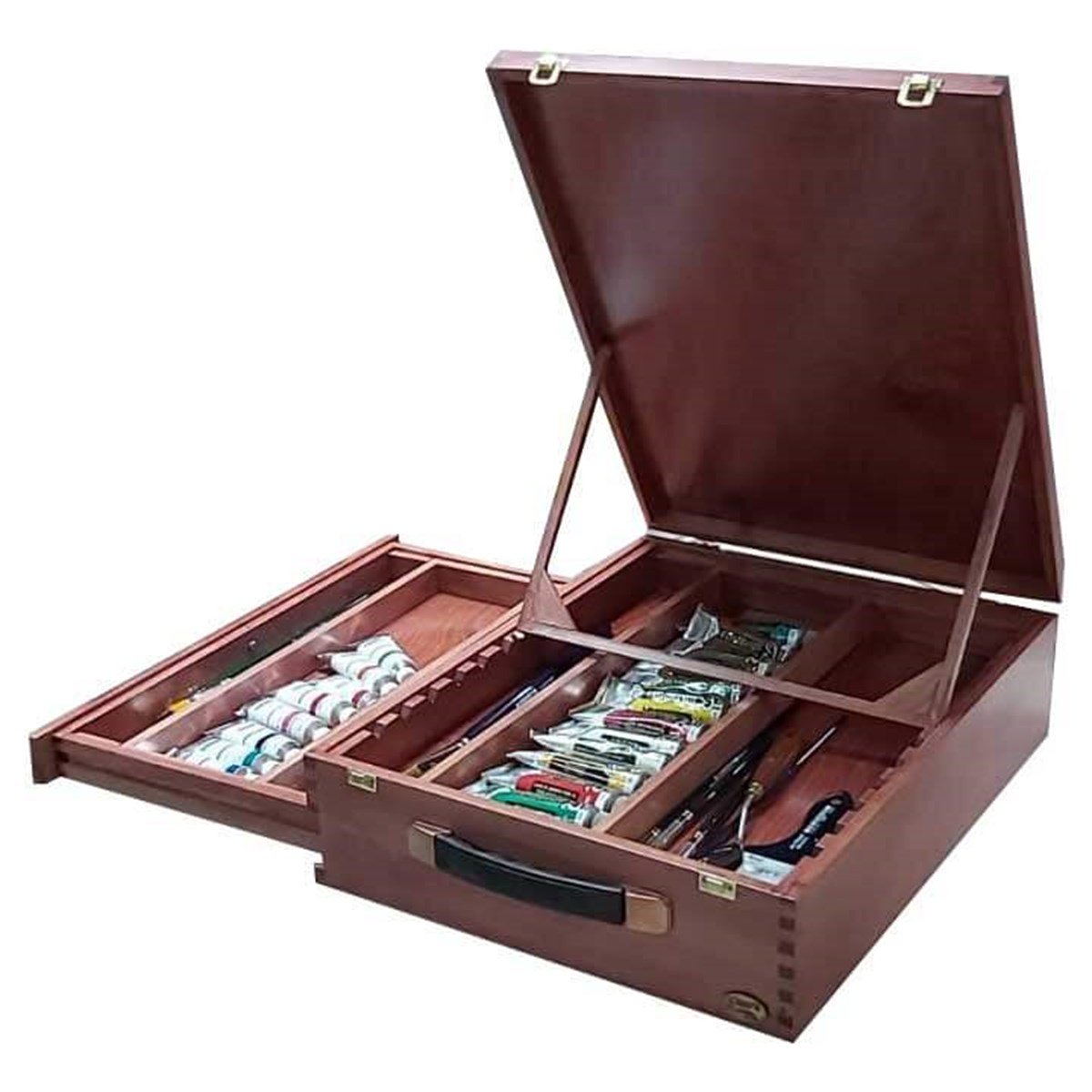 Ressam Çantası Masif 12,5x47x37 Ceviz RengiRessam ÇantasıLarte