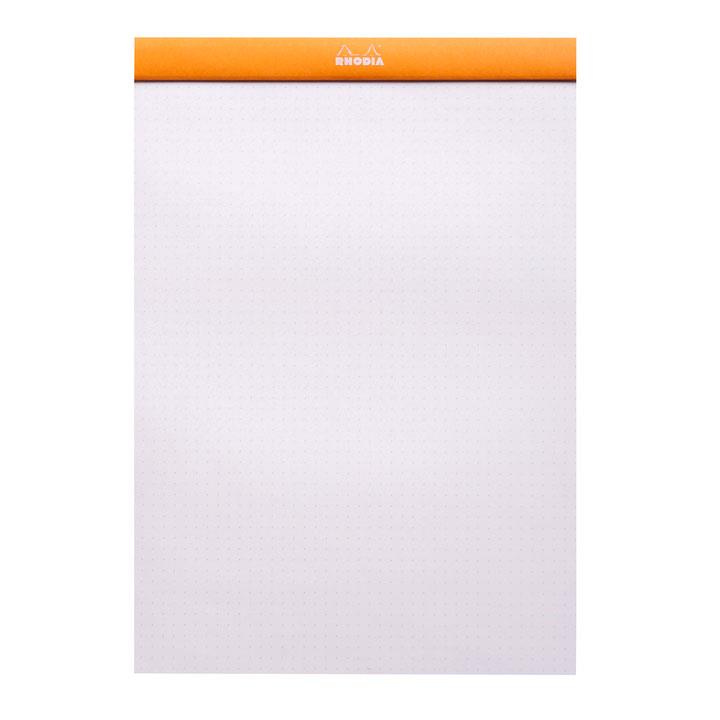 Rhodia Basic Üstten Zımbalı Bloknot A4 Noktalı TuruncuRhodia Basic Üstten Zımbalı Bloknot A4 Noktalı TuruncuDefterRHODIA