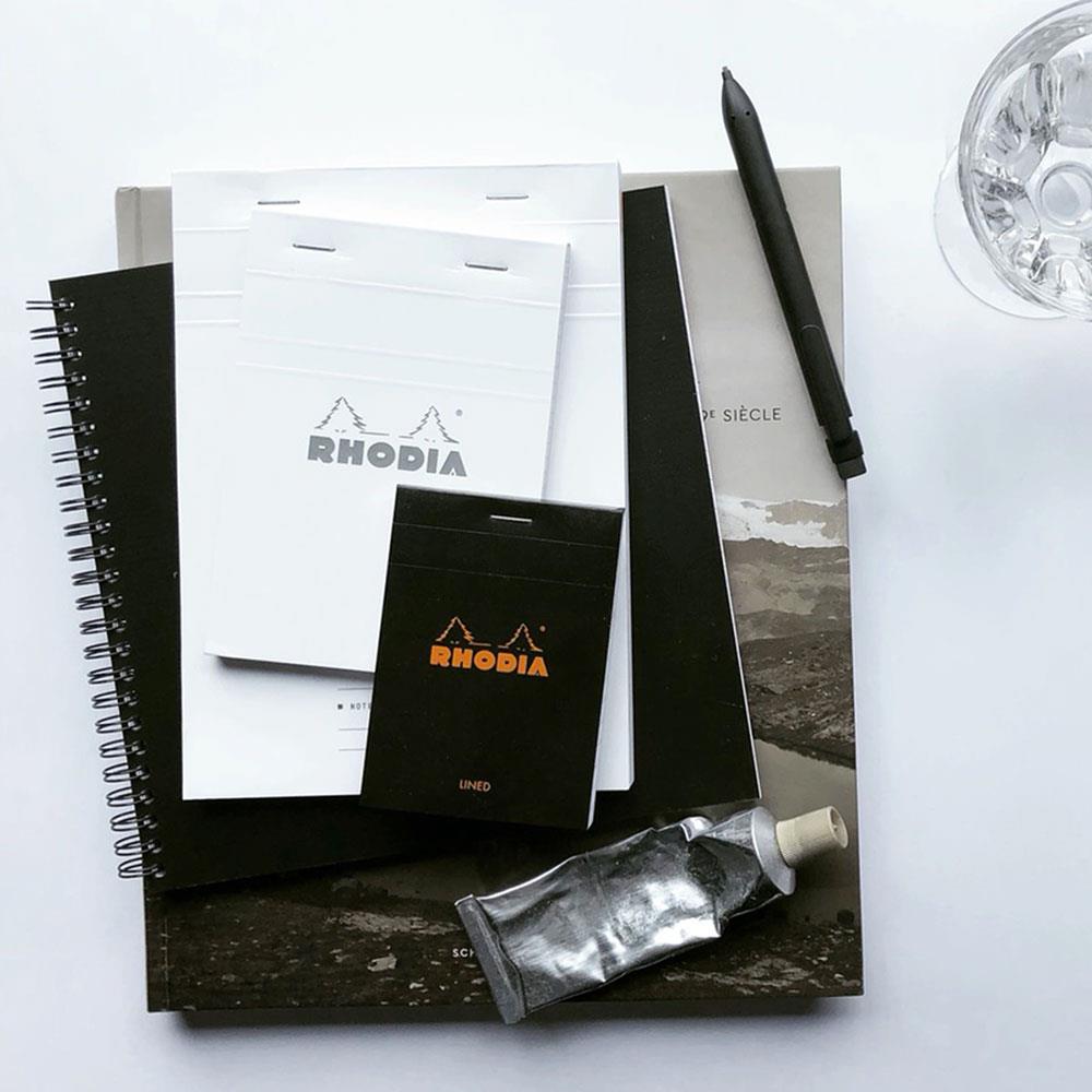 Rhodia Basic Üstten Zımbalı Bloknot A4 Çizgili BeyazRhodia Basic Üstten Zımbalı Bloknot A4 Çizgili BeyazDefterRHODIA