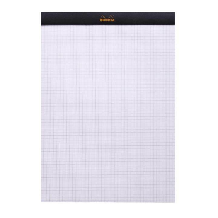 Rhodia Basic Üstten Zımbalı Bloknot A4 Kareli SiyahRhodia Basic Üstten Zımbalı Bloknot A4 Kareli SiyahDefterRHODIA