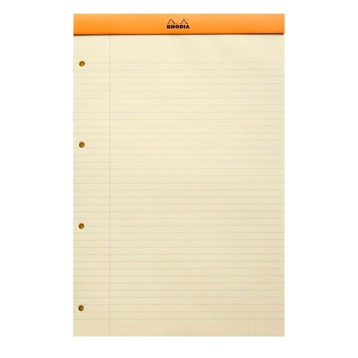 Rhodia Basic Üstten Zımbalı Bloknot A4+ Sarı Çizgili TuruncuRhodia Basic Üstten Zımbalı Bloknot A4+ Sarı Çizgili TuruncuDefterRHODIA