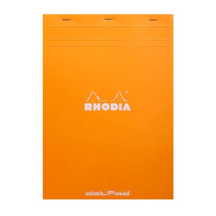 Rhodia Basic Üstten Zımbalı Bloknot A4 Noktalı TuruncuRhodia Basic Üstten Zımbalı Bloknot A4 Noktalı TuruncuDefterRHODIA