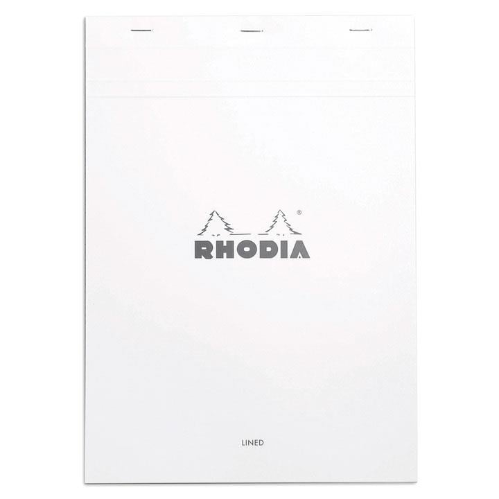 Rhodia Basic Üstten Zımbalı Bloknot A4 Çizgili BeyazRhodia Basic Üstten Zımbalı Bloknot A4 Çizgili BeyazDefterRHODIA