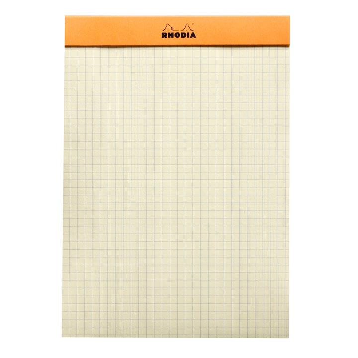 Rhodia Basic Üstten Zımbalı Bloknot A5 Kareli Turuncu Sarı KağıtRhodia Basic Üstten Zımbalı Bloknot A5 Kareli Turuncu Sarı KağıtDefterRHODIA