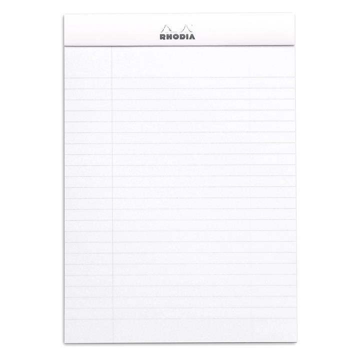 Rhodia Basic Üstten Zımbalı Bloknot A5 Çizgili BeyazRhodia Basic Üstten Zımbalı Bloknot A5 Çizgili BeyazDefterRHODIA