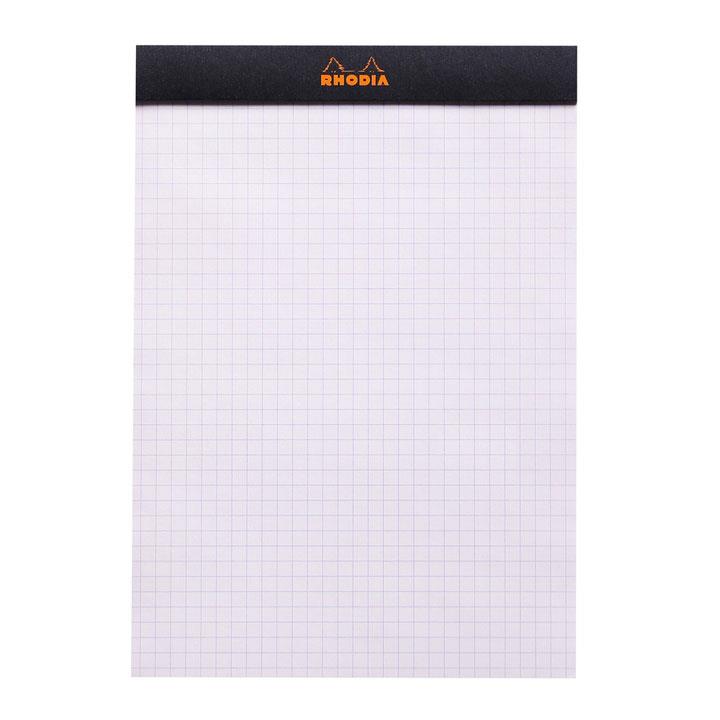Rhodia Basic Üstten Zımbalı Bloknot A5 Kareli SiyahRhodia Basic Üstten Zımbalı Bloknot A5 Kareli SiyahDefterRHODIA