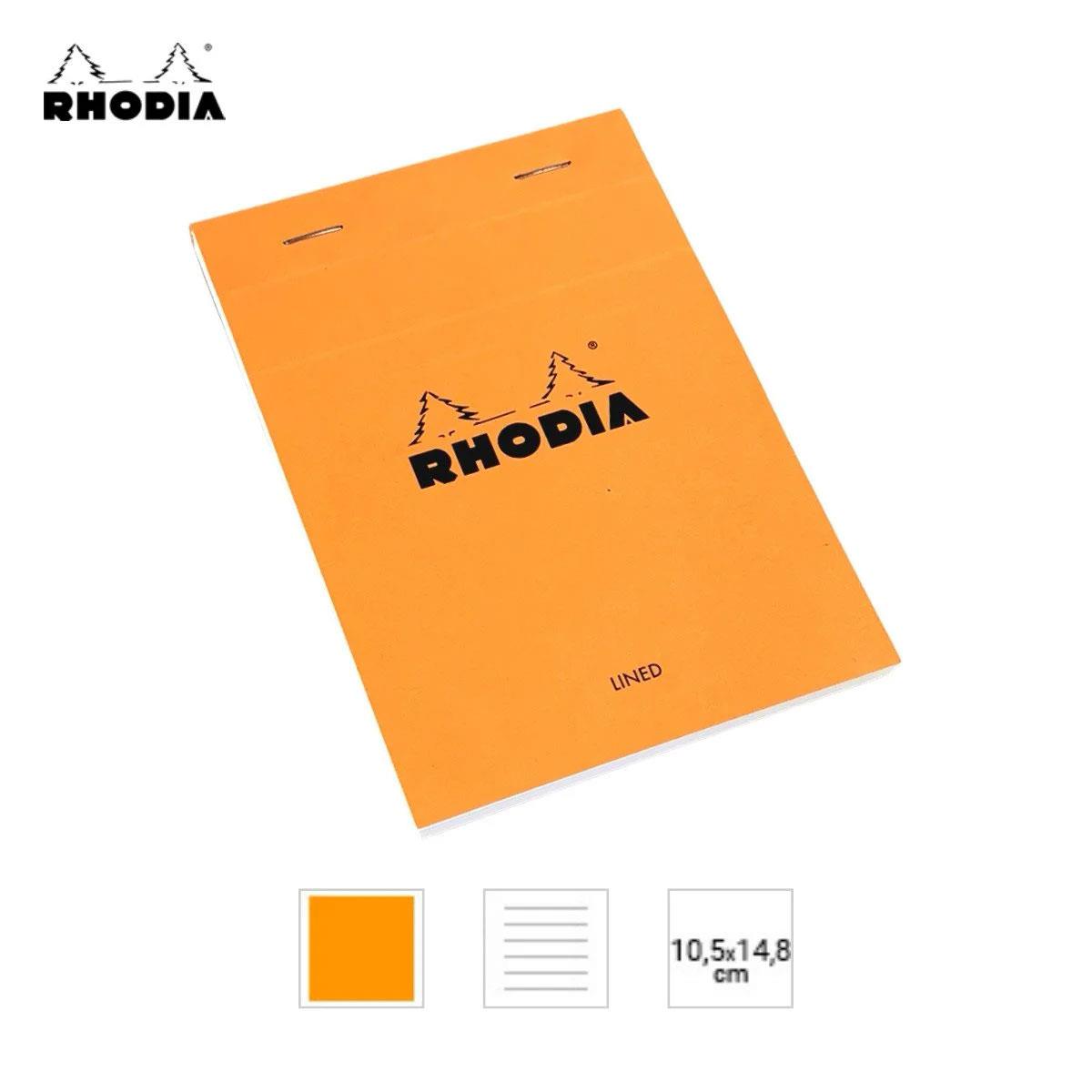 Rhodia Basic Üstten Zımbalı Bloknot A6 Çizgili TuruncuRhodia Basic Üstten Zımbalı Bloknot A6 Çizgili TuruncuDefterRHODIA