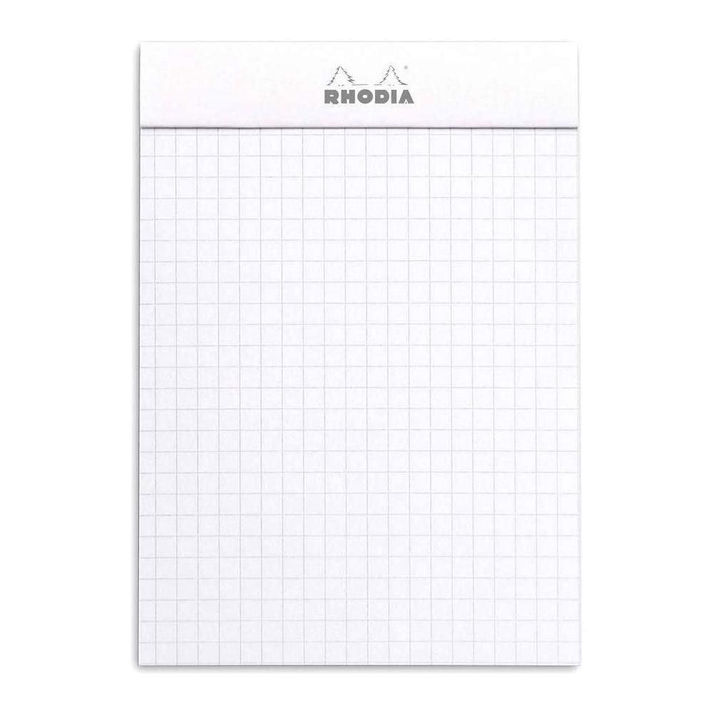Rhodia Basic Üstten Zımbalı Bloknot A6 Kareli BeyazRhodia Basic Üstten Zımbalı Bloknot A6 Kareli BeyazDefterRHODIA