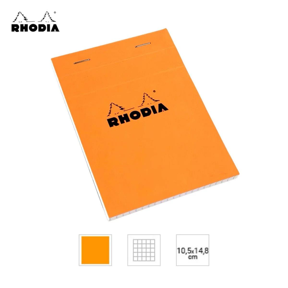 Rhodia Basic Üstten Zımbalı Bloknot A6 Kareli TuruncuRhodia Basic Üstten Zımbalı Bloknot A6 Kareli TuruncuDefterRHODIA