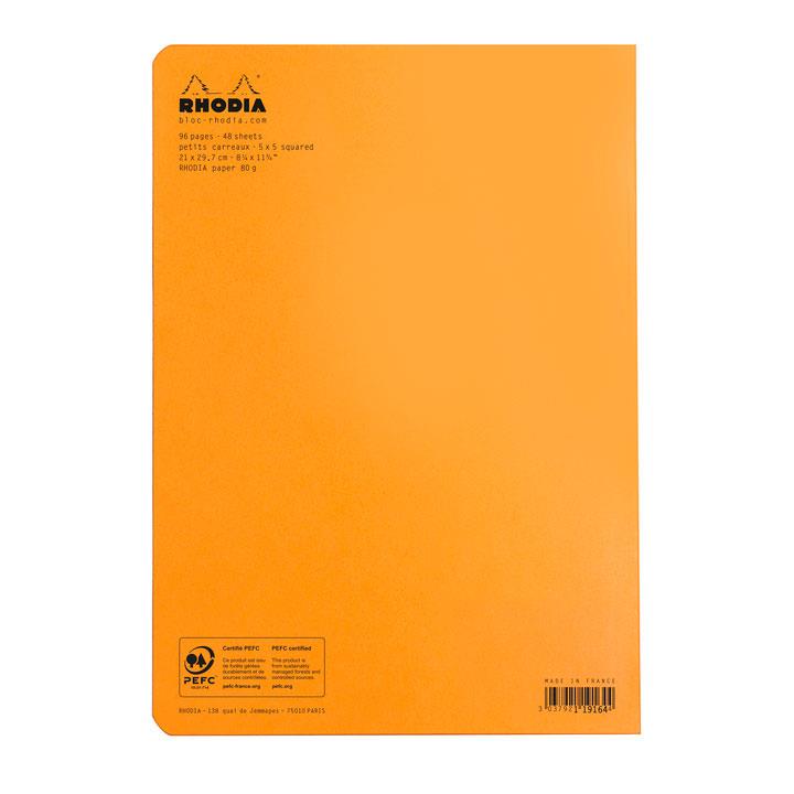 Rhodia Classic Staplebound A4 Kareli Defter TuruncuRhodia Classic Staplebound A4 Kareli Defter TuruncuDefterRHODIA