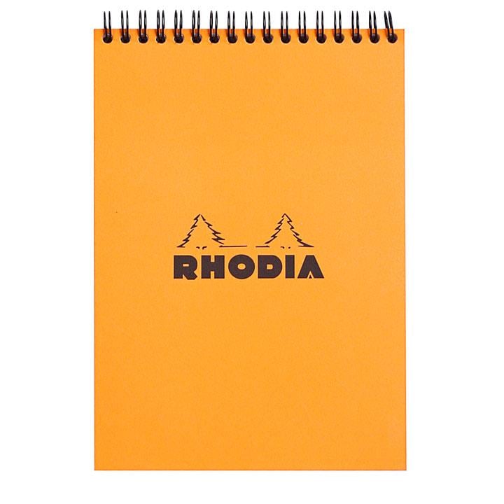 Rhodia Classic Üstten Spiralli Çizgili Bloknot A5 TuruncuRhodia Classic Üstten Spiralli Çizgili Bloknot A5 TuruncuDefterRHODIA