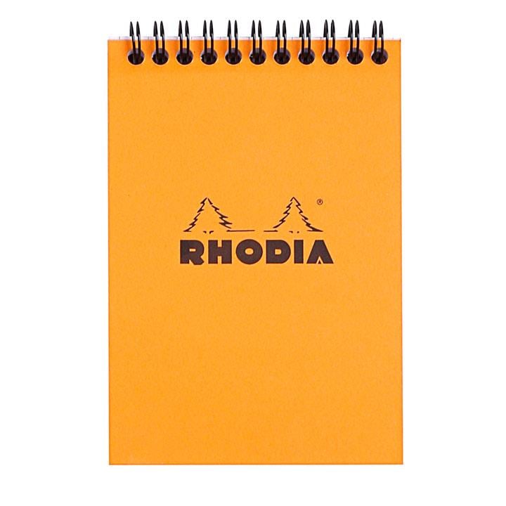 Rhodia Classic Üstten Spiralli Kareli Bloknot A6 TuruncuRhodia Classic Üstten Spiralli Kareli Bloknot A6 TuruncuDefterRHODIA