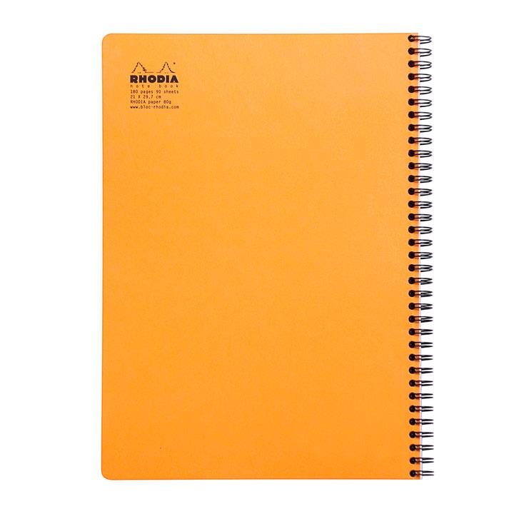 Rhodia Classic Yandan Spiralli A4+ Çizgili Defter TuruncuRhodia Classic Yandan Spiralli A4+ Çizgili Defter TuruncuDefterRHODIA