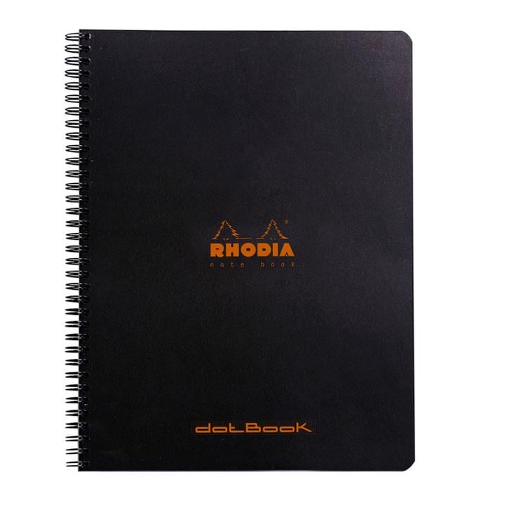 Rhodia Classic Yandan Spiralli A4+ Noktalı Defter SiyahRhodia Classic Yandan Spiralli A4+ Noktalı Defter SiyahDefterRHODIA