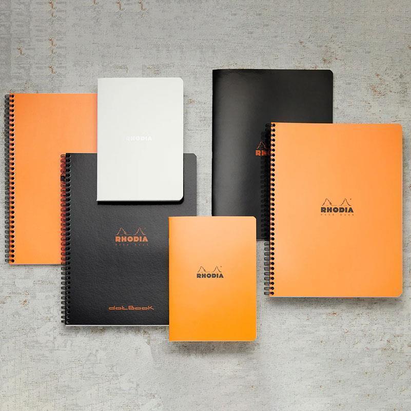 Rhodia Classic Yandan Spiralli A5+ Çizgili Defter BeyazRhodia Classic Yandan Spiralli A5+ Çizgili Defter BeyazDefterRHODIA