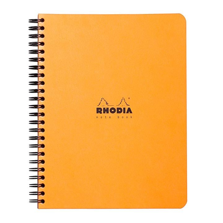 Rhodia Classic Yandan Spiralli A5+ Kareli Defter TuruncuRhodia Classic Yandan Spiralli A5+ Kareli Defter TuruncuDefterRHODIA