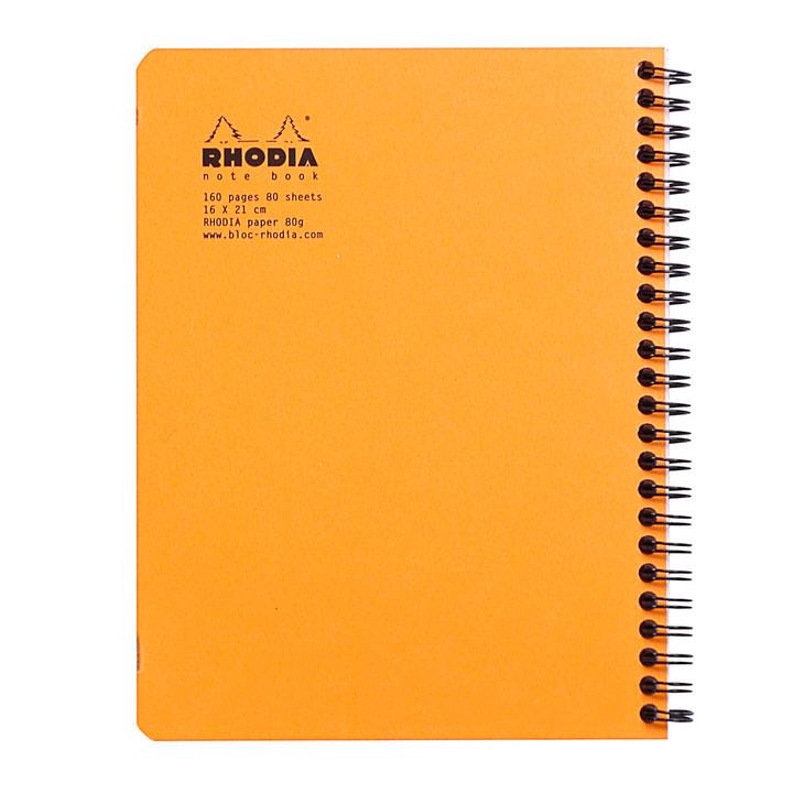 Rhodia Classic Yandan Spiralli A5+ Kareli Defter TuruncuRhodia Classic Yandan Spiralli A5+ Kareli Defter TuruncuDefterRHODIA