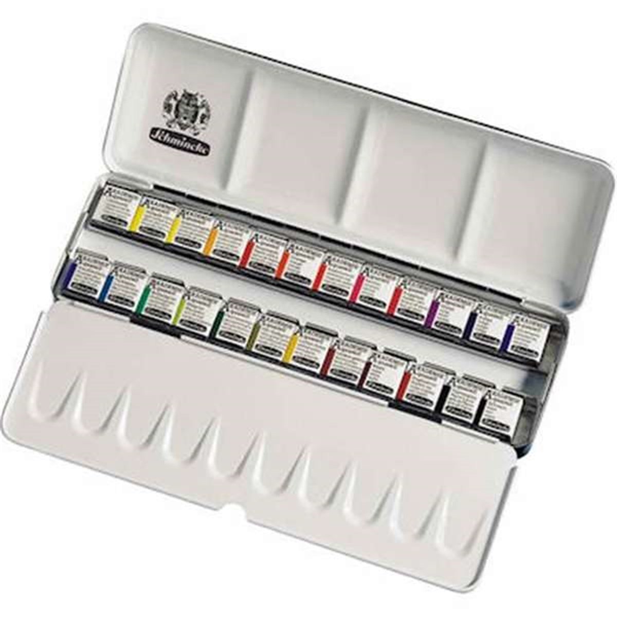 Schmincke Akademie Aquarell Set, 24 Renk 1/2 Tablet