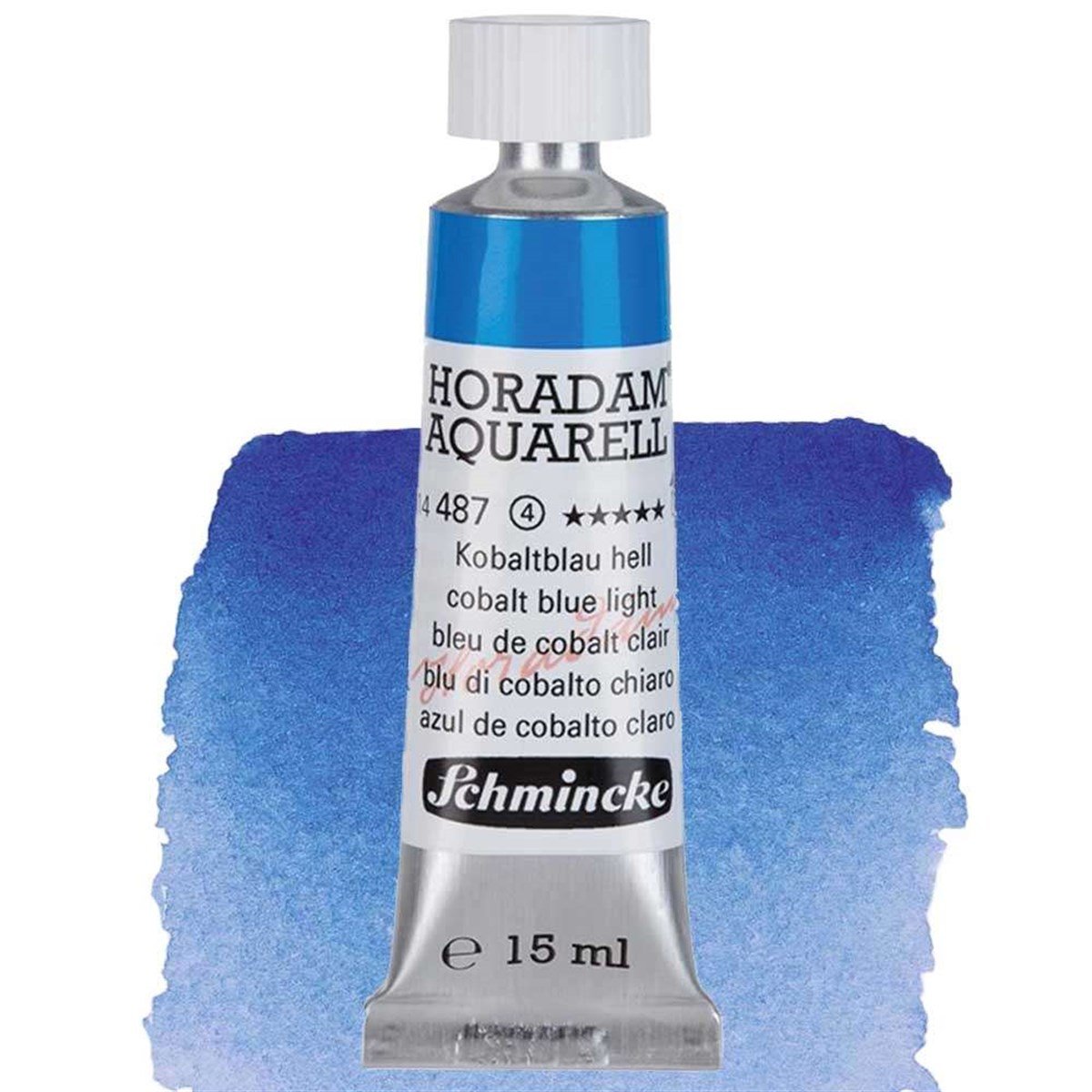 Schmincke Horadam Aquarell 15 ml Tüp Suluboya Cobalt Blue Light Seri 4