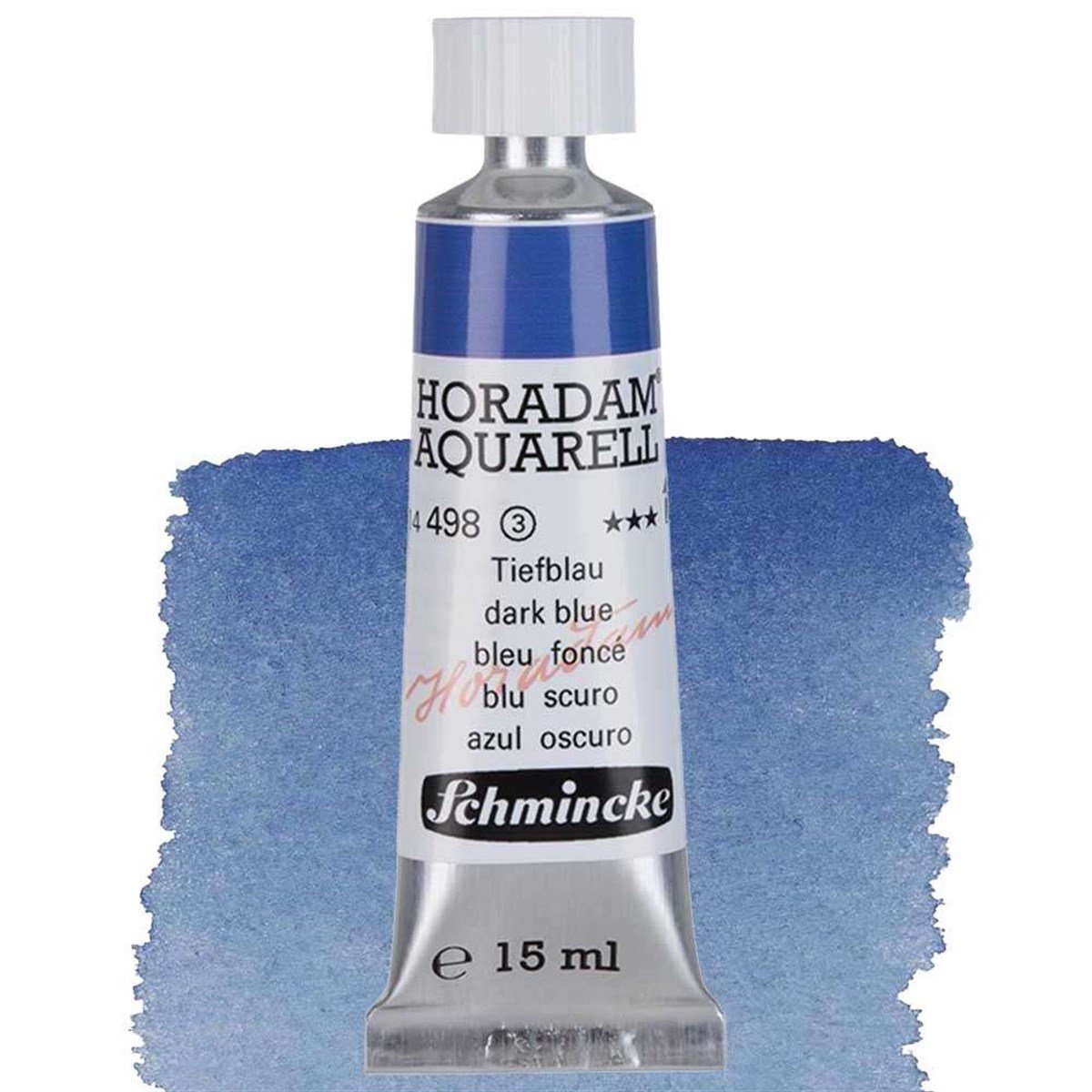 Schmincke Horadam Aquarell 15 ml Tüp Suluboya Dark Blue Indigo Seri 3