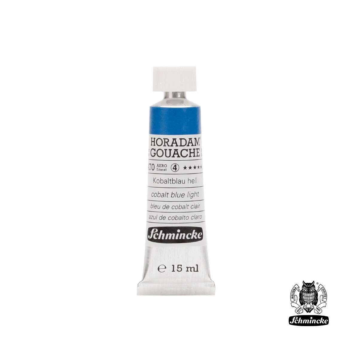Schmincke Horadam Gouache 15 ml Cobalt Blue Light Seri 4