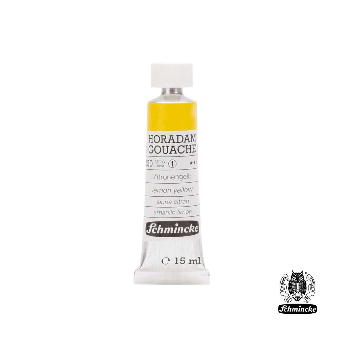 Schmincke Horadam Gouache 15 ml Lemon Yellow Seri 1