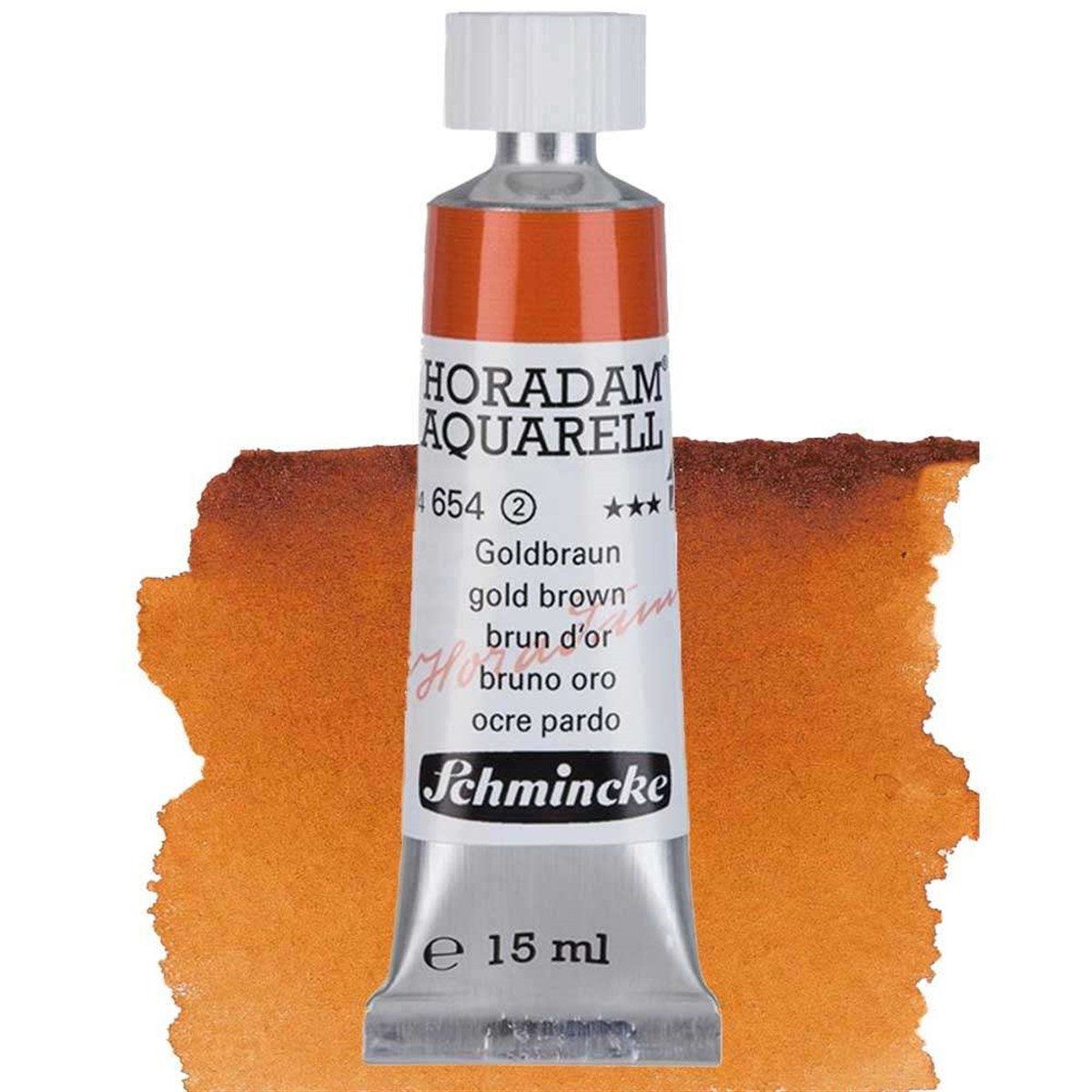 Schmincke Horadam Seri 2 Gold Brown 15 ml Tüp Suluboya