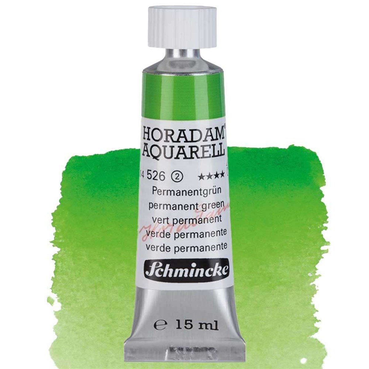 Schmincke Horadam Seri 2 Permanent Green  15 ml Tüp Suluboya