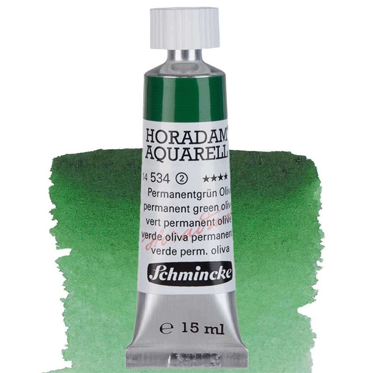 Schmincke Horadam Seri 2 Permanent Green Olive  15 ml Tüp Suluboya