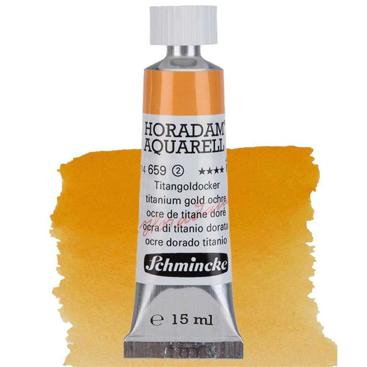 Schmincke Horadam Seri 2 Titanium Gold Ochre  15 ml Tüp Suluboya