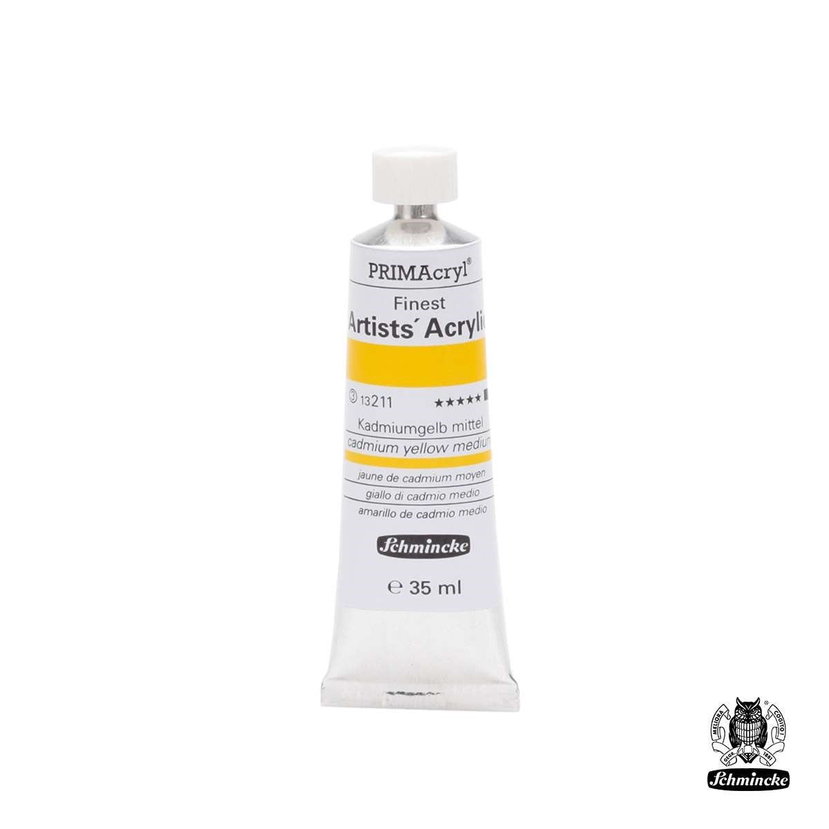 Schmincke PRIMAcryl Akrilik Boya 35ml Cadmium Yellow Medium Seri 3