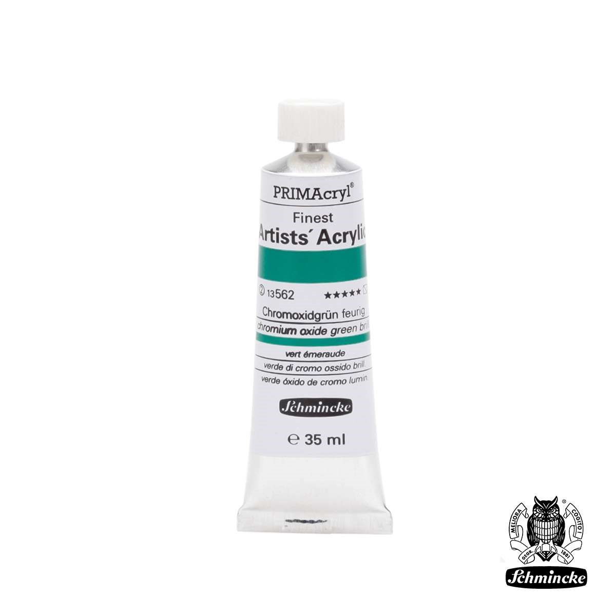 Schmincke PRIMAcryl Akrilik Boya 35ml Chromium Oxide Green Brilliant Seri 2