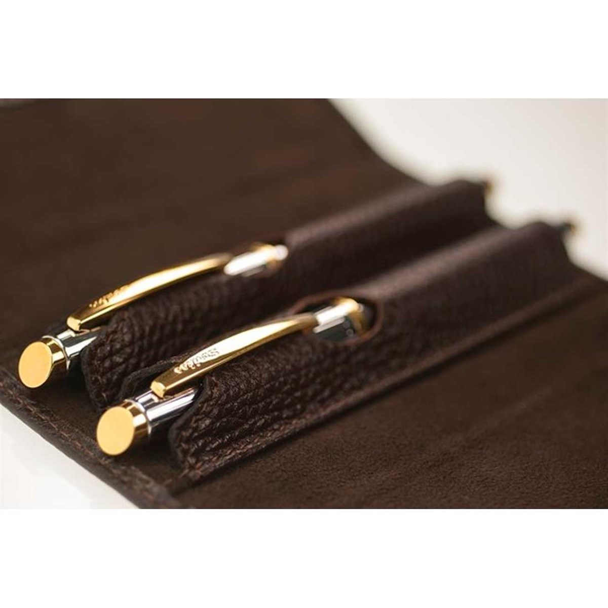 Scrikss Hakiki Deri Toscana İkili Kalemlik Kahve DR2108-2Deri ÜrünlerScrikss