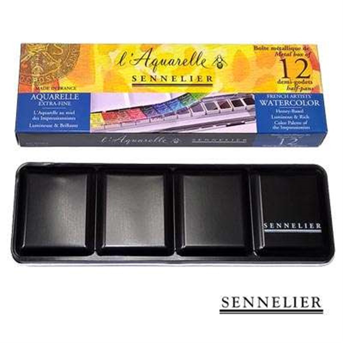 Sennelier Aquarelle Suluboya 12'li Set B.
