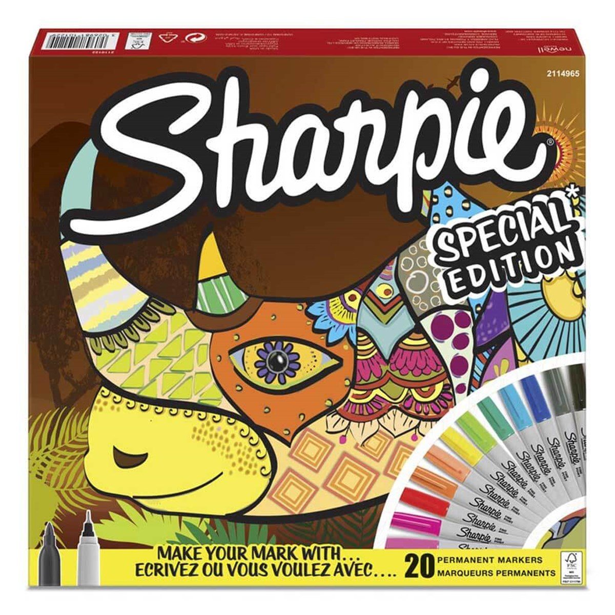 Sharpie Fine Permanent Markör 20 li Gergedan 2110122Sharpie Fine Permanent Markör 20 li Gergedan 2110122Marker KalemSharpie