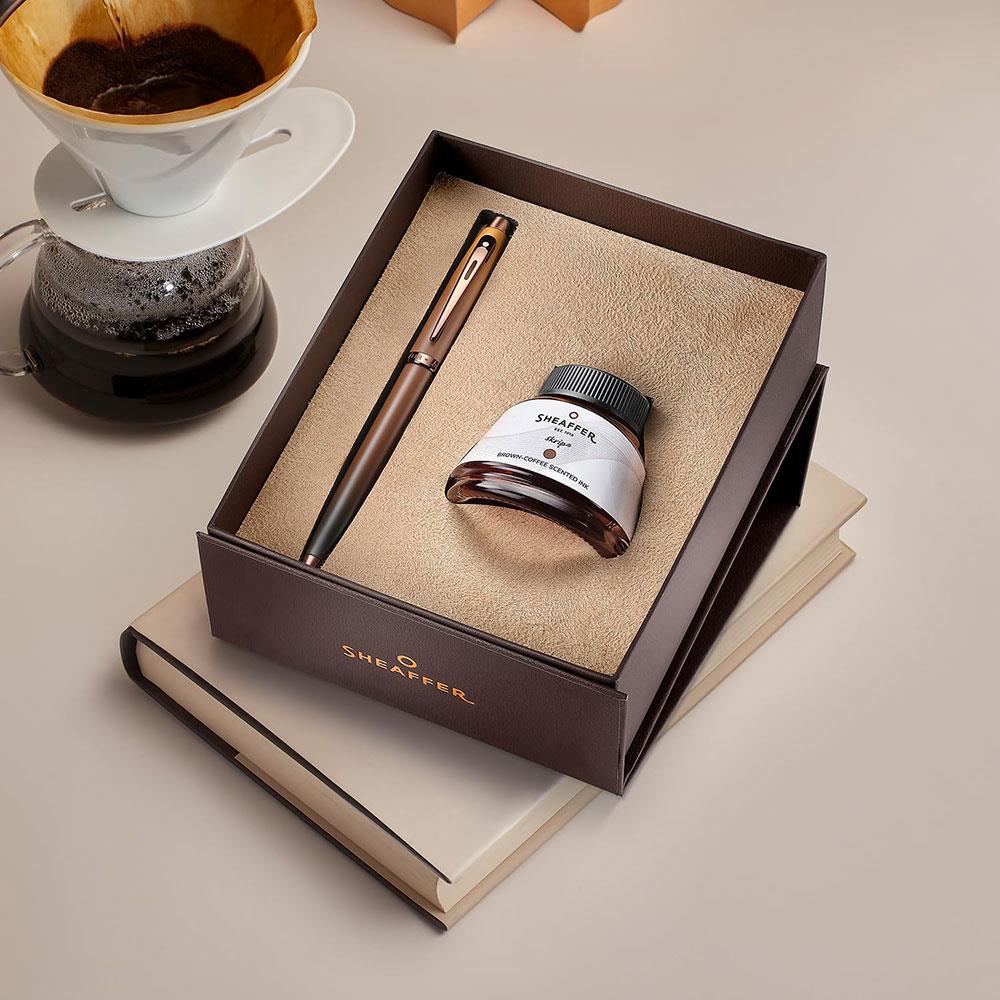 Sheaffer 100 Coffee Edition Dolma Kalem Seti M Uç Matt BrownSheaffer 100 Coffee Edition Dolma Kalem Seti M Uç Matt BrownDolma KalemSHEAFFER