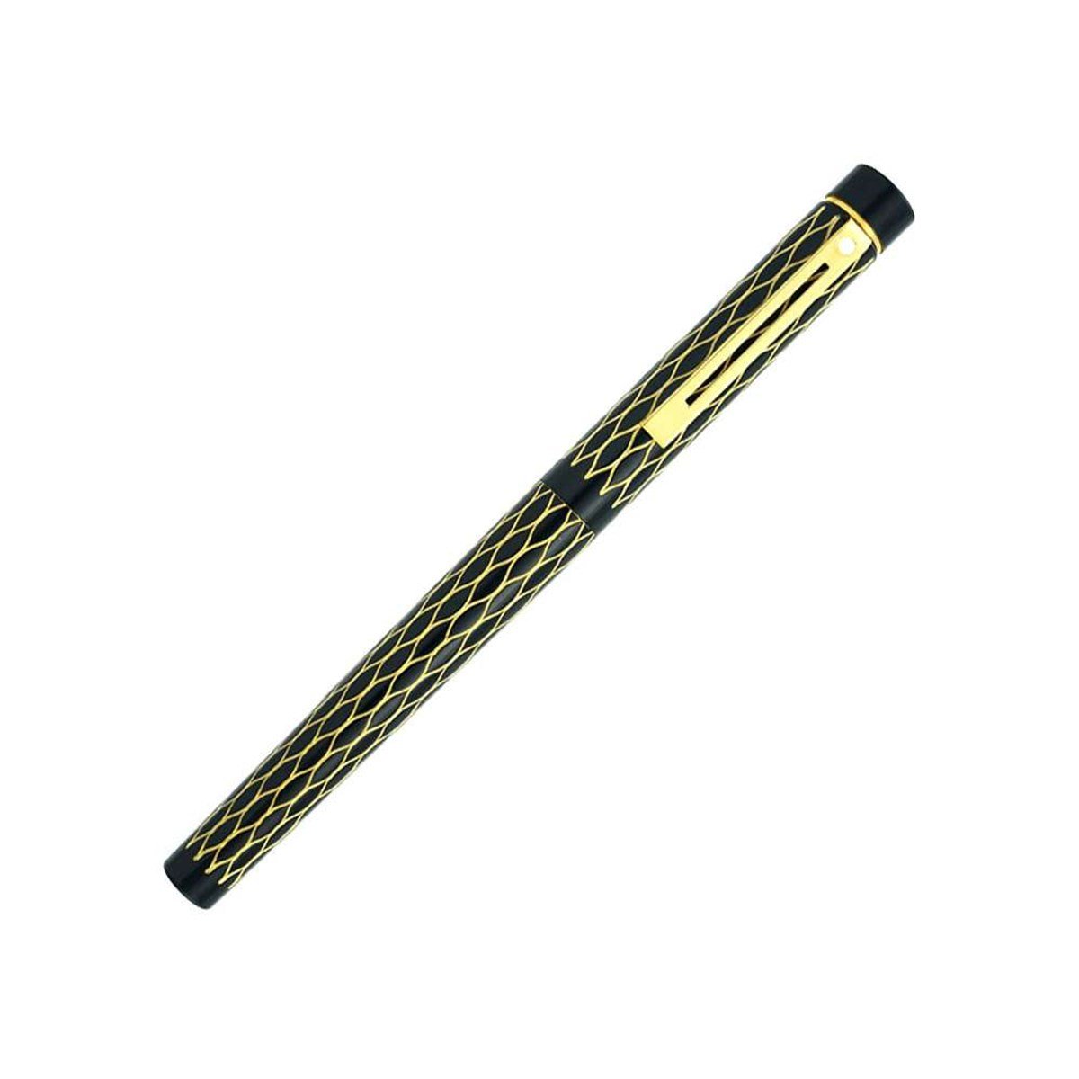 Sheaffer Targa 679 Dolma ve tükenmez Kalem  Set - Siyah & Altın Tül, 14K