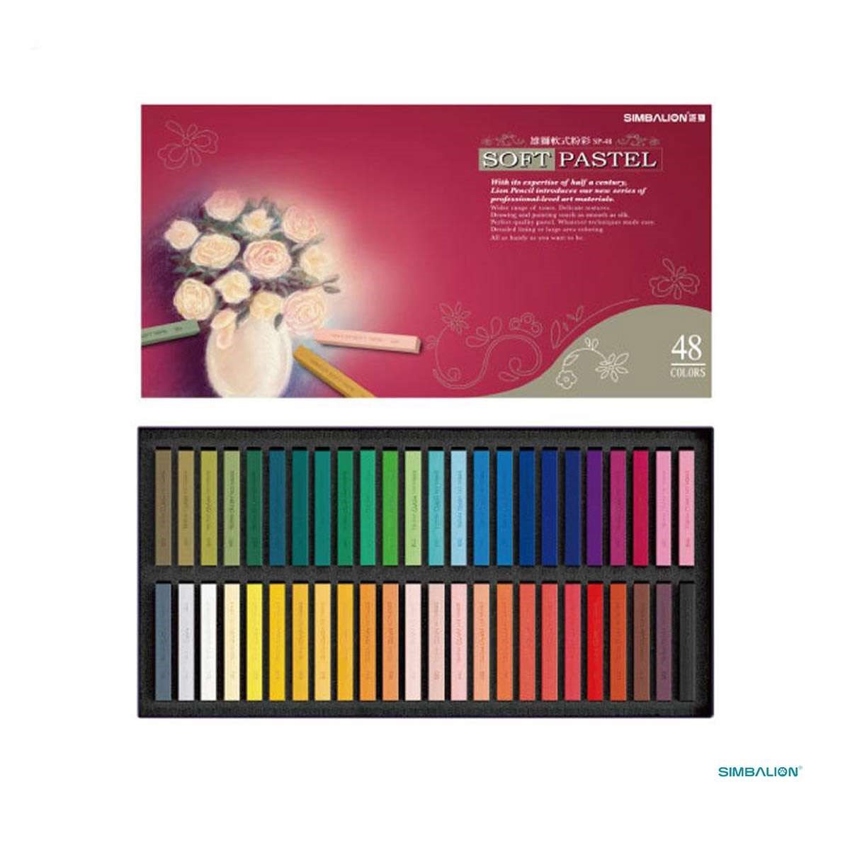 Simbalion 48 Renk Soft Pastel Boya