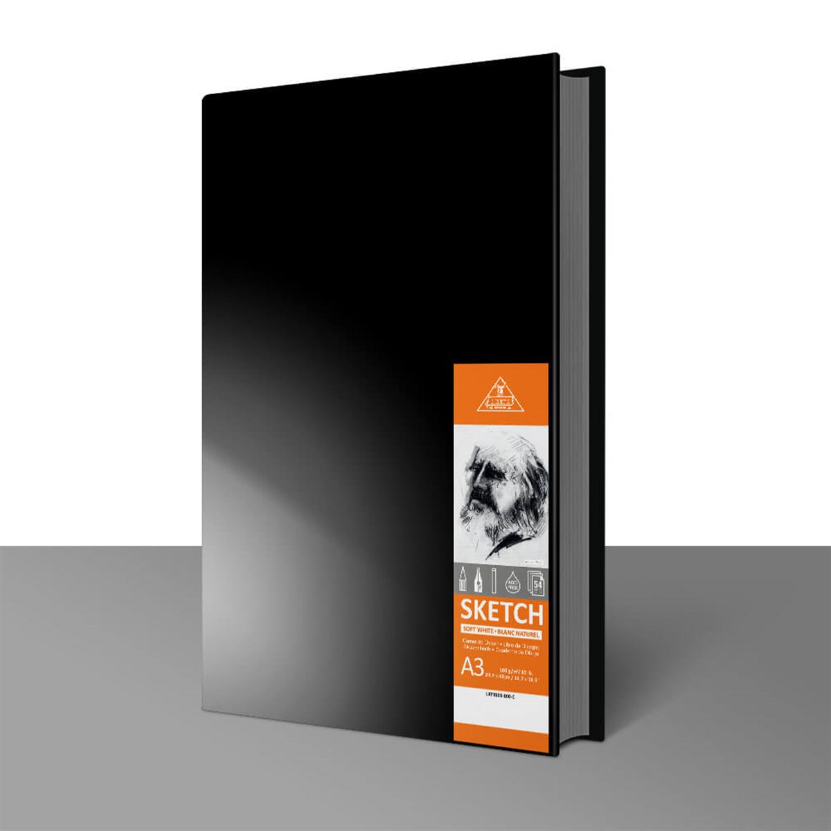 Sketch Book Sert Kapak A3 100gr 54ypSketch Book Sert Kapak A3 Larte | Sanat KırtasiyeEskiz BloklarıLarte