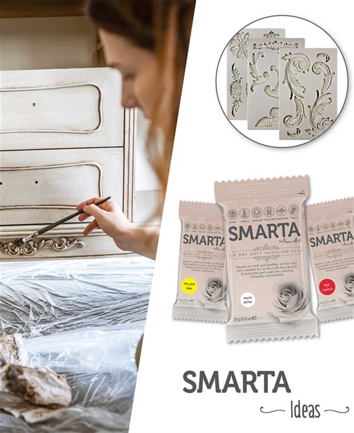 Smarta Modelleme Hamuru Orjinal 100grSmarta Modelleme Hamuru Orjinal 100grKil ve HamurlarSmarta