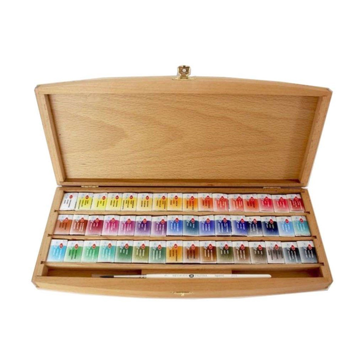 St. Petersburg White Nights 48 li Suluboya Set - Ahşap Kutu