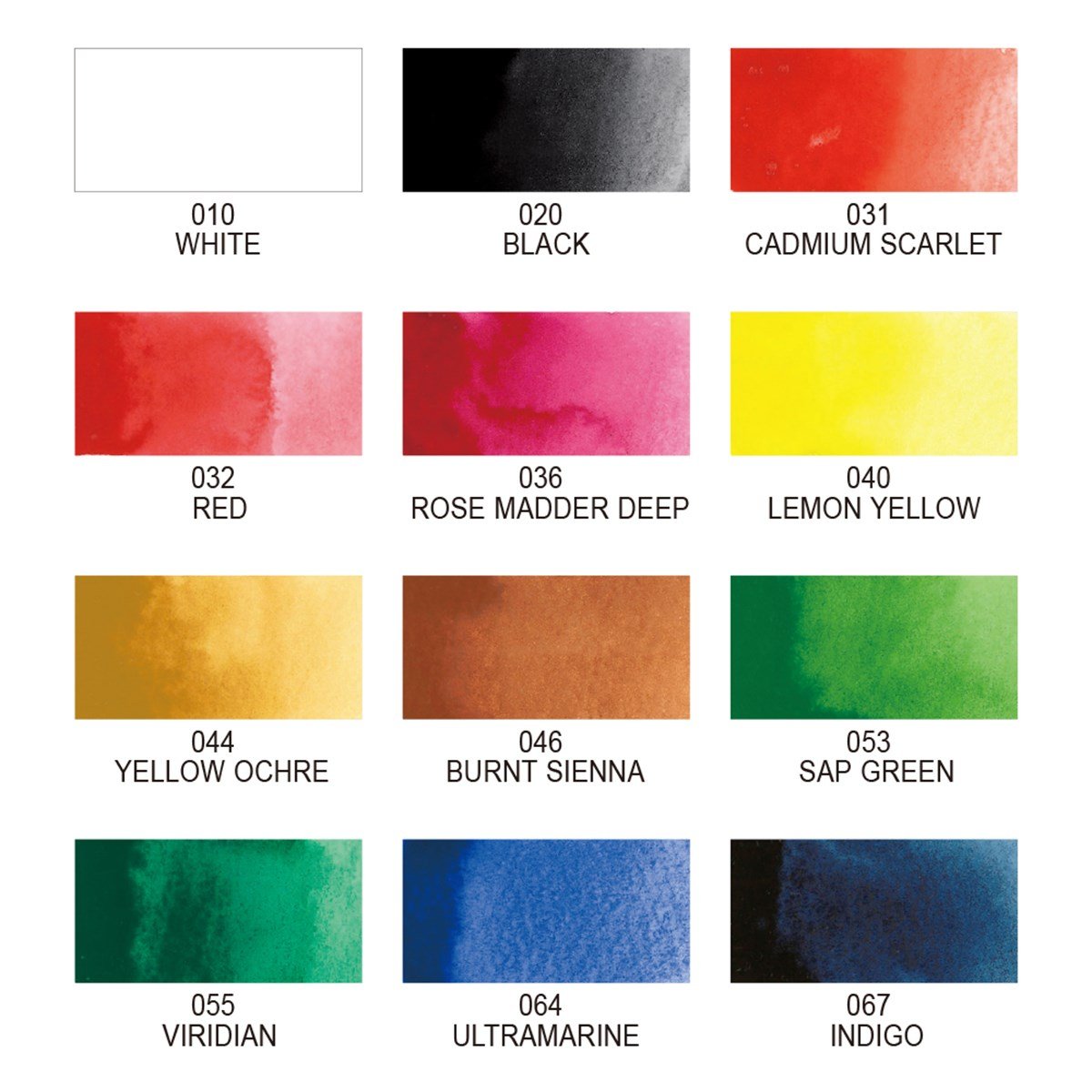 ZigMC20/12VKuretake Gansai Tambi Profesyonel Japon Sulu Boya 12 Renk